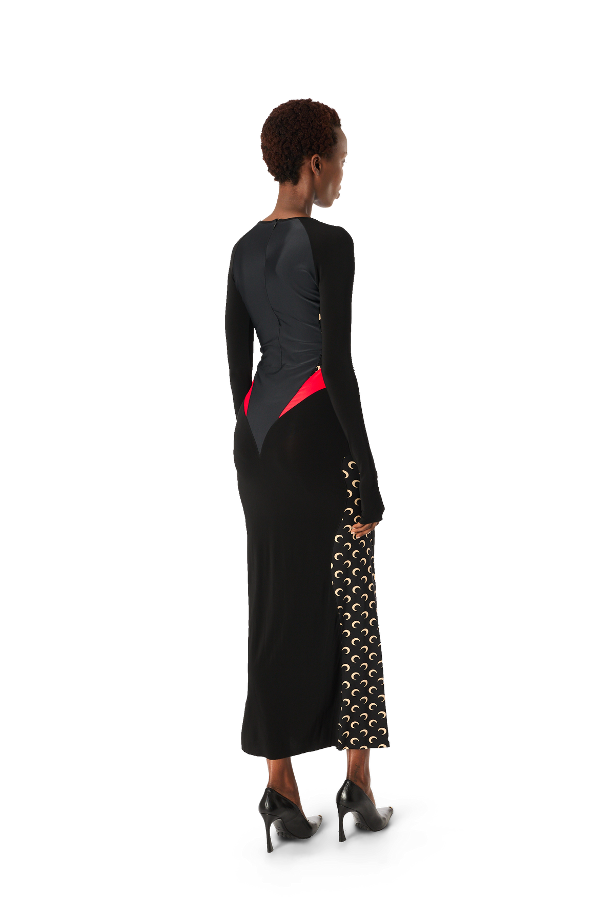 MOON PRINTED LONG DRESS