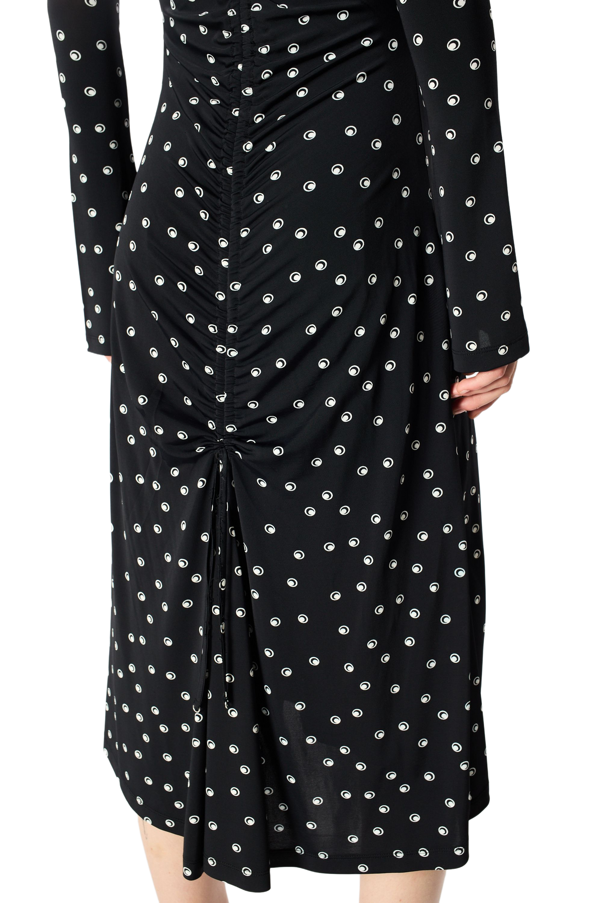 ROBE LONGUE EN JERSEY MOON À POIS, image 5 sur 7