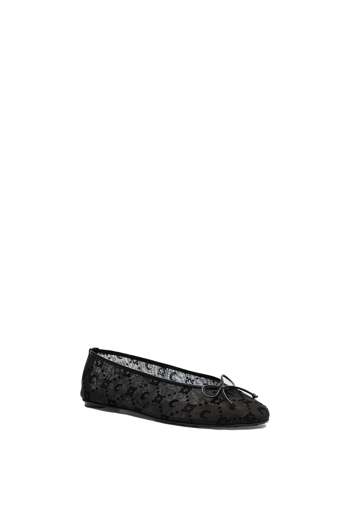 MOONOGRAM MESH FLOCK Marine Serre FLATS