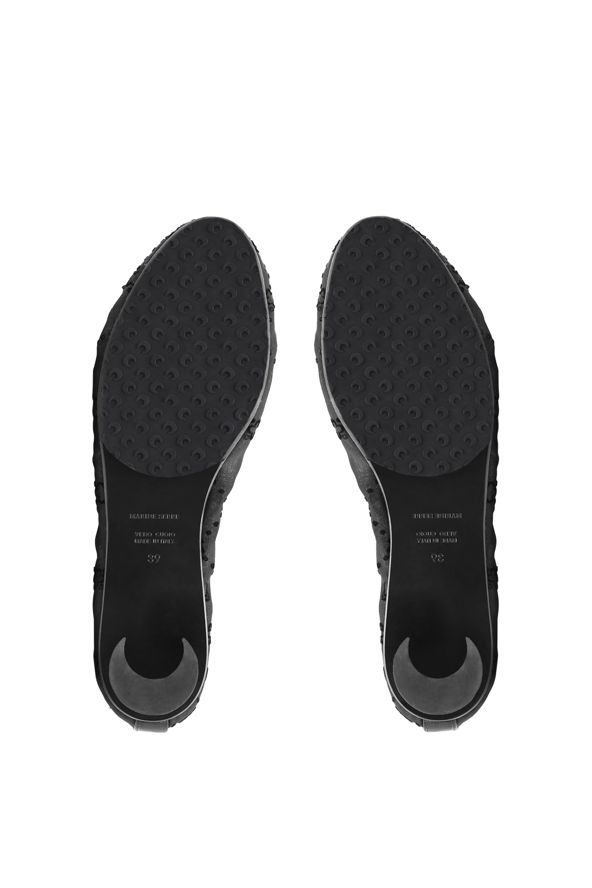 MOONOGRAM MESH FLOCK Marine Serre FLATS