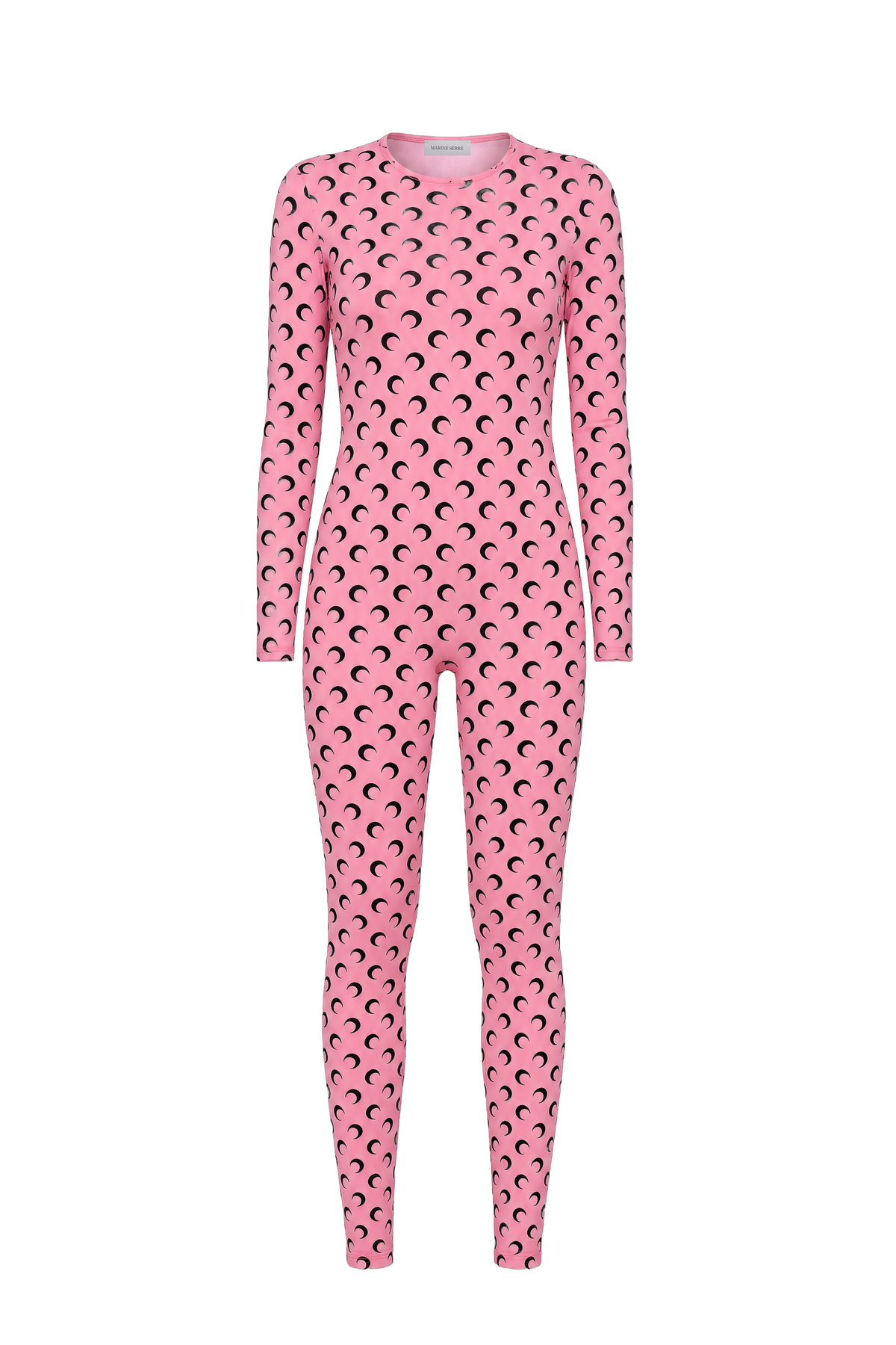 MOON PRINTED JERSEY CATSUIT