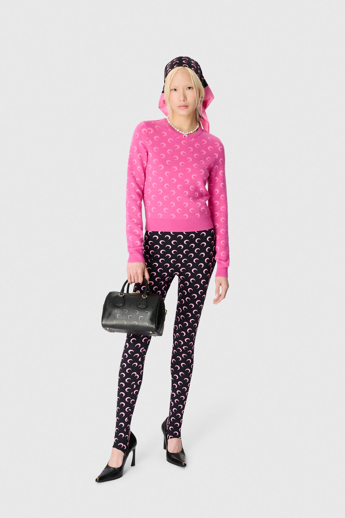 Recycled Moon Jersey Stirrup Leggings