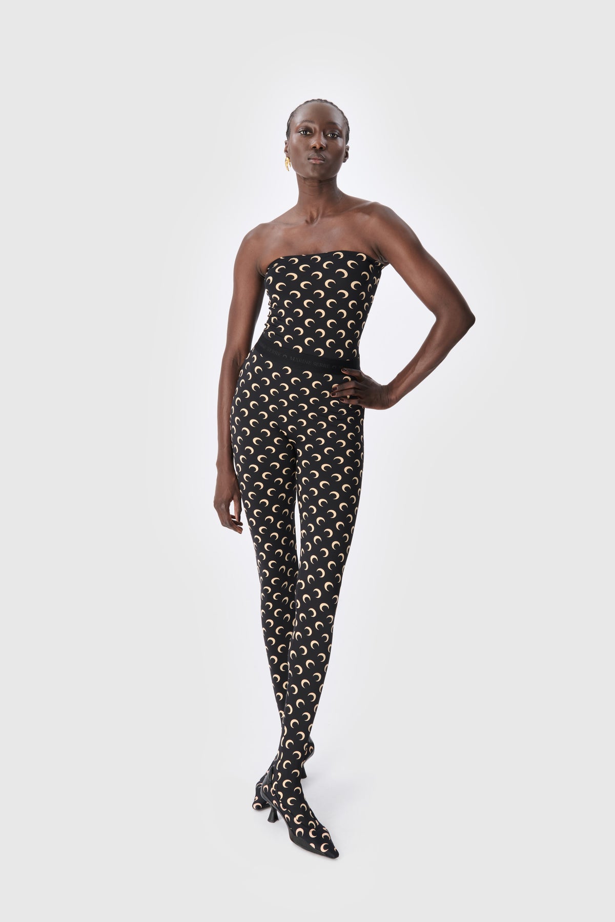 Recycled Moon Jersey Stirrup Leggings