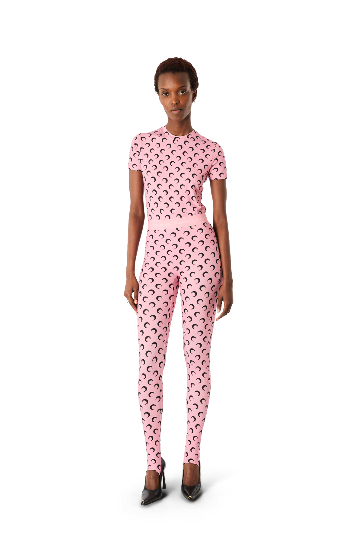 MOON PRINTED JERSEY LEGGINGS