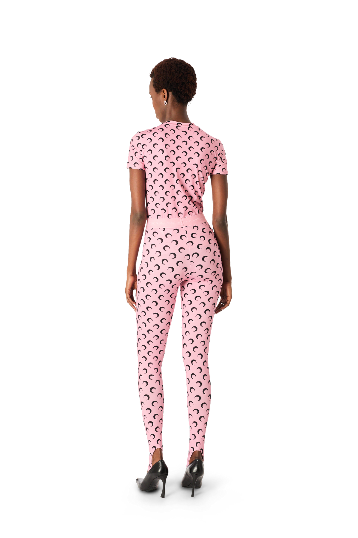 MOON PRINTED JERSEY LEGGINGS