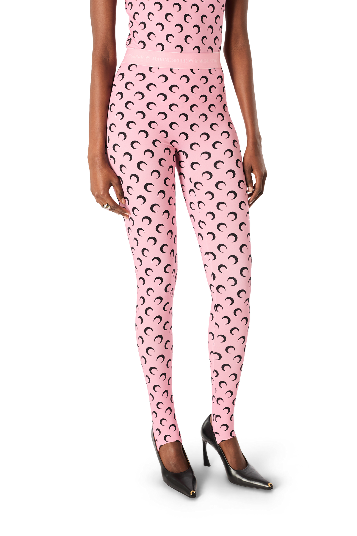 MOON PRINTED JERSEY LEGGINGS