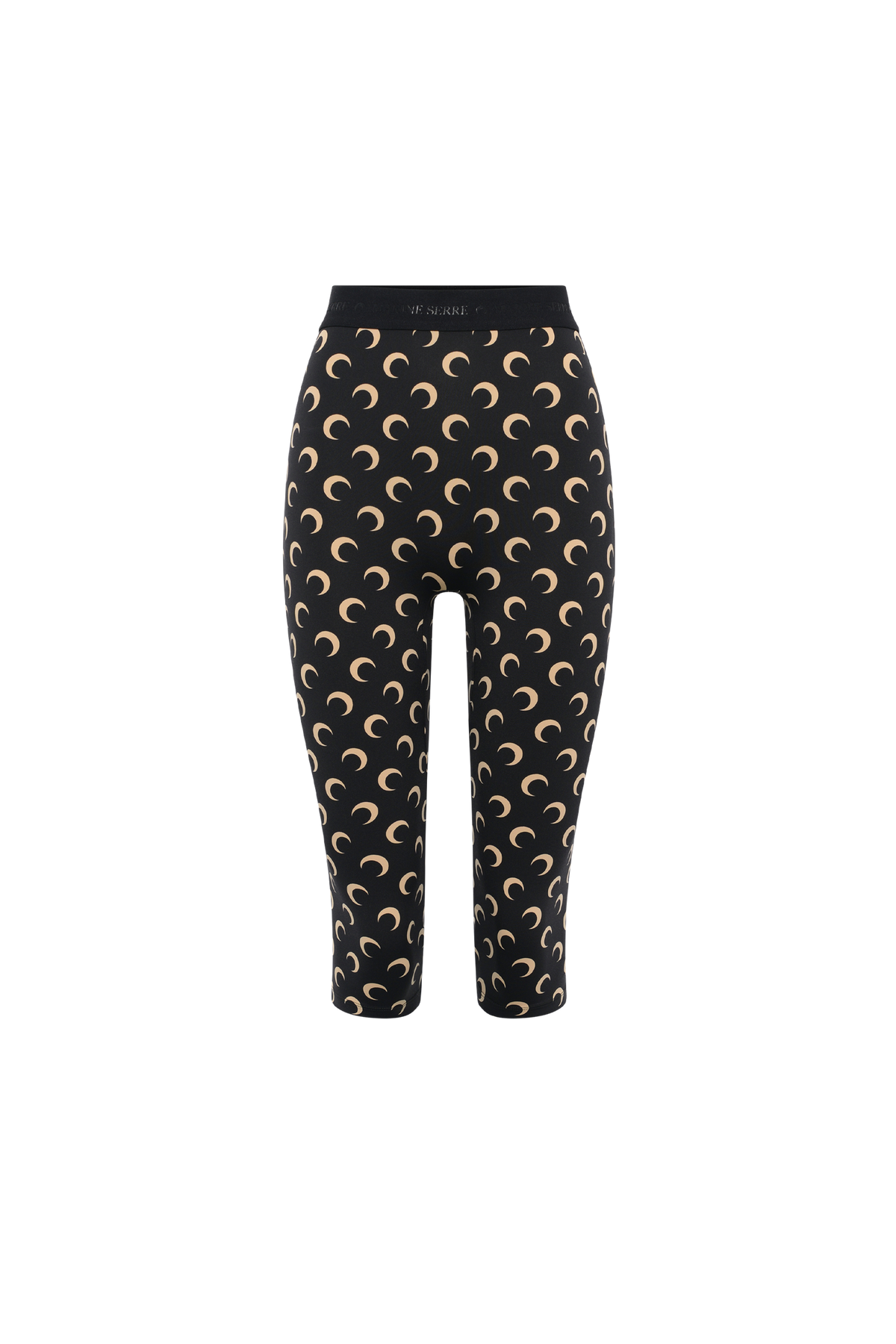 MOON PRINTED JERSEY CAPRI PANTS