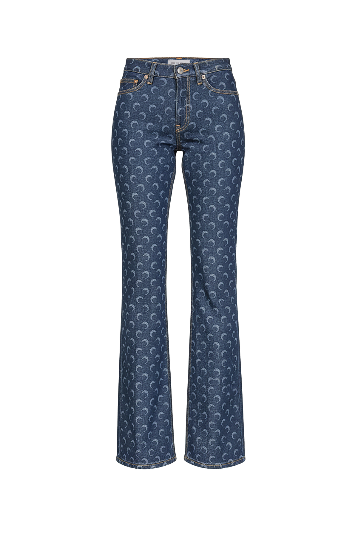 Midnight blue denim bootcut jeans
