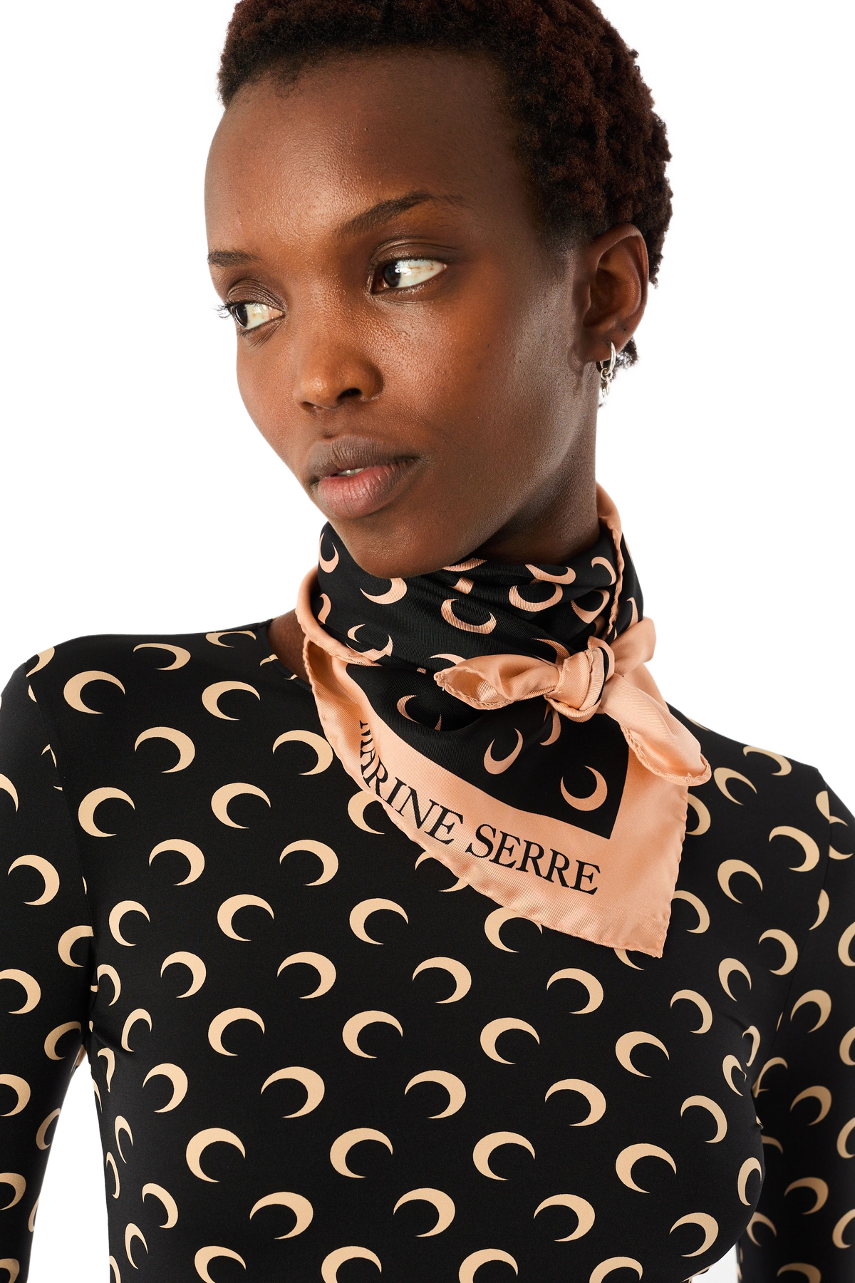 Moon silk scarf