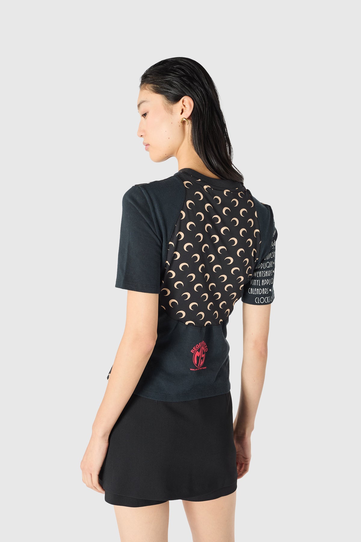 Tailored moon belted mini skort, image 5 of 6