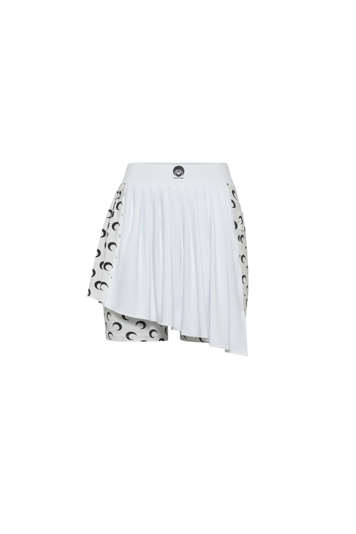 Mini jupe-short de sport à empiècements moon