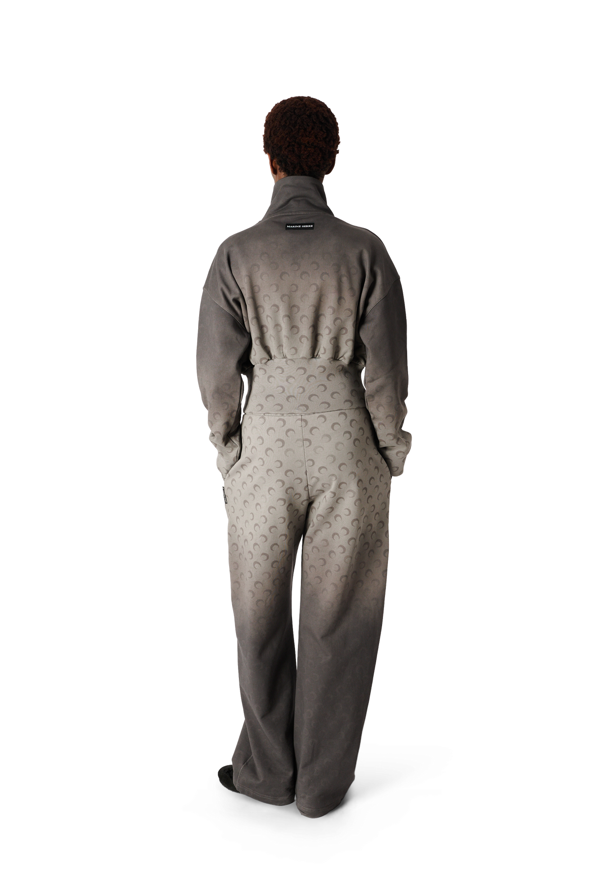 FADED MOON ZIPPED SWEATSHIRT
