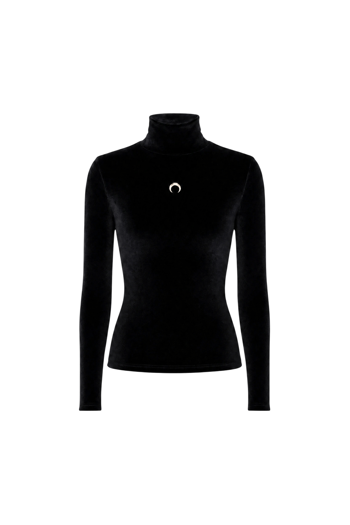 MOON LOGO VELVET FLEECE LONG SLEEVES TOP