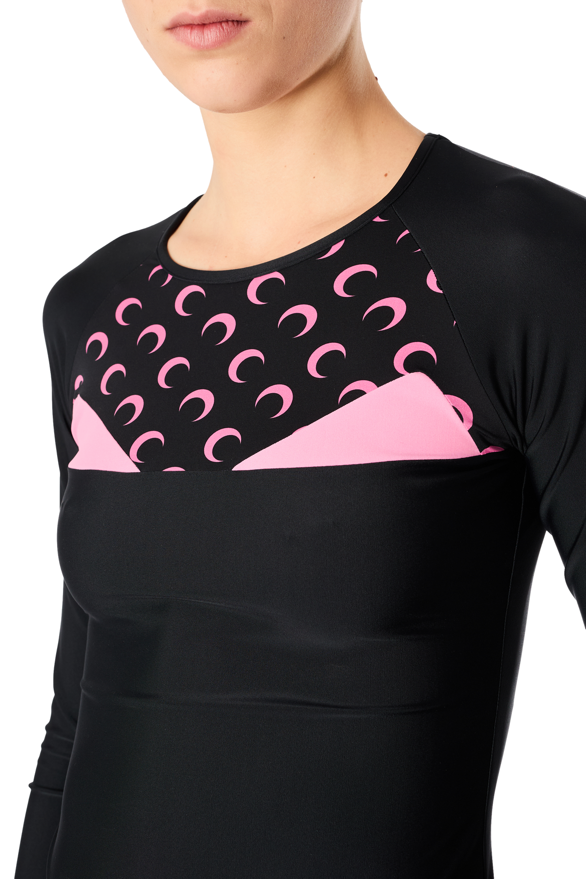 MOON PRINTED LONG SLEEVES TOP