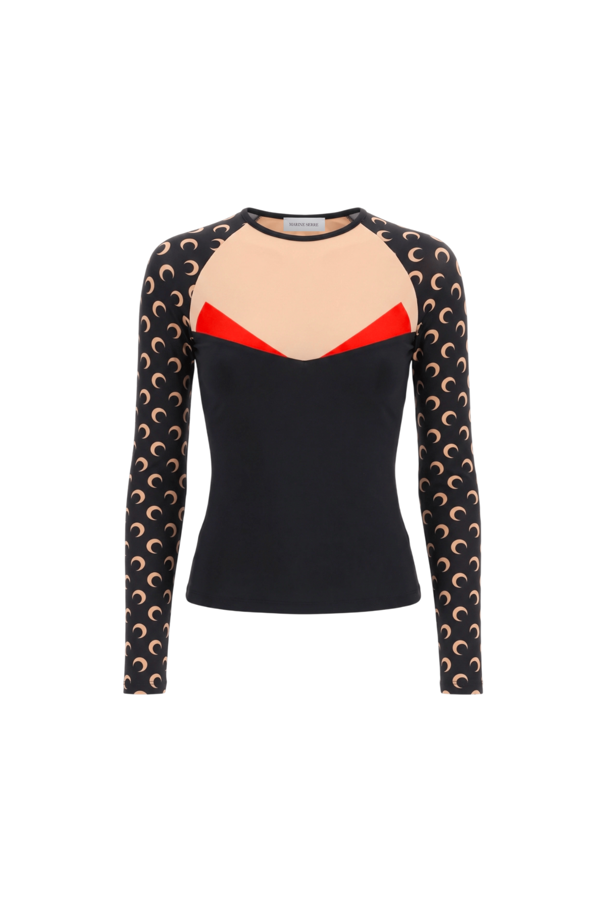 MOON PRINTED LONG SLEEVES TOP