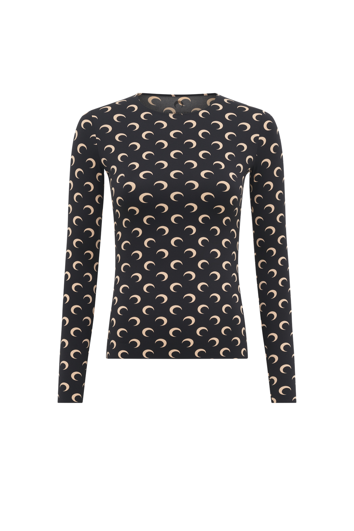 Recycled Moon Jersey Second Skin Crewneck Top