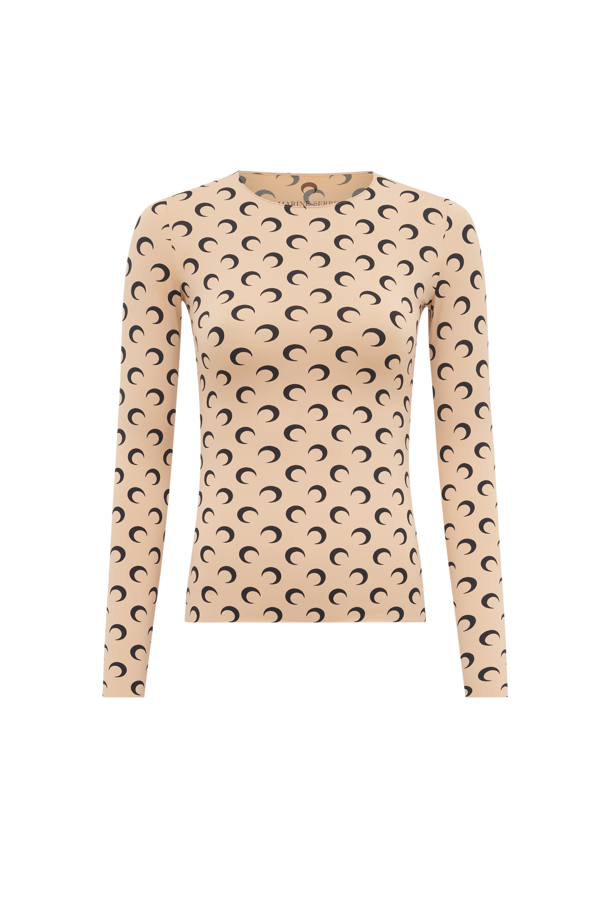 Recycled Moon Jersey Second Skin Crewneck Top