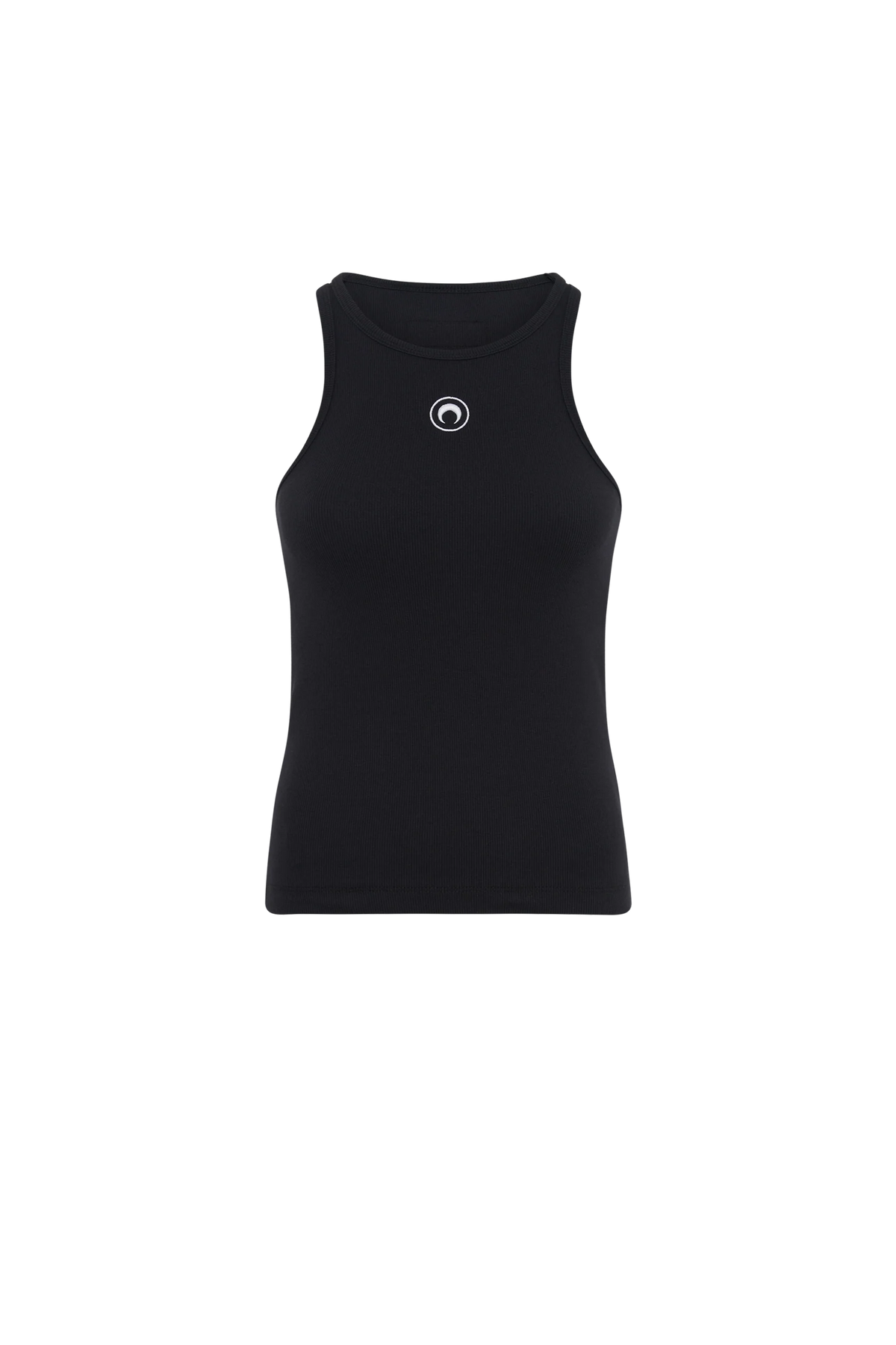 Moon Logo Ribbed Jersey Tank Top