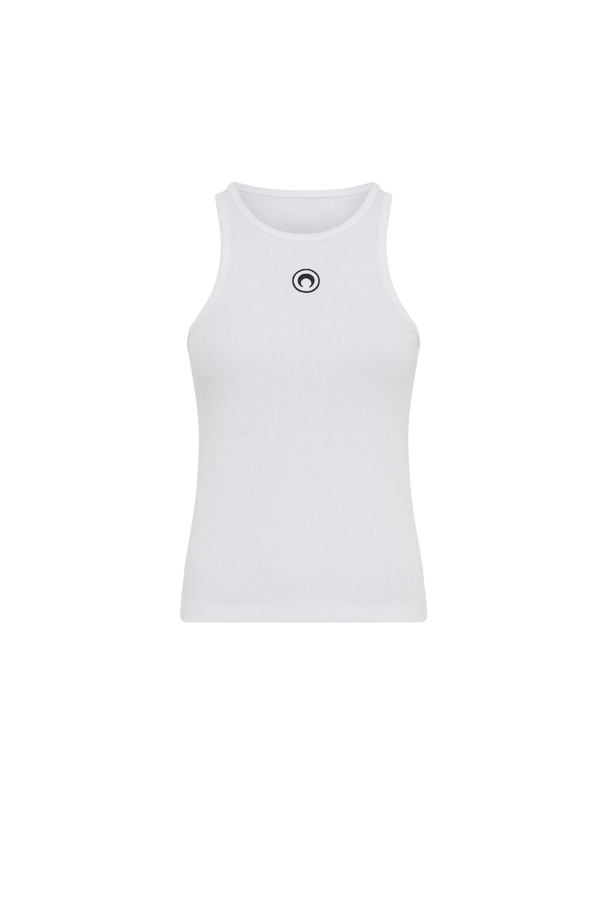 Moon Logo Ribbed Jersey Tank Top