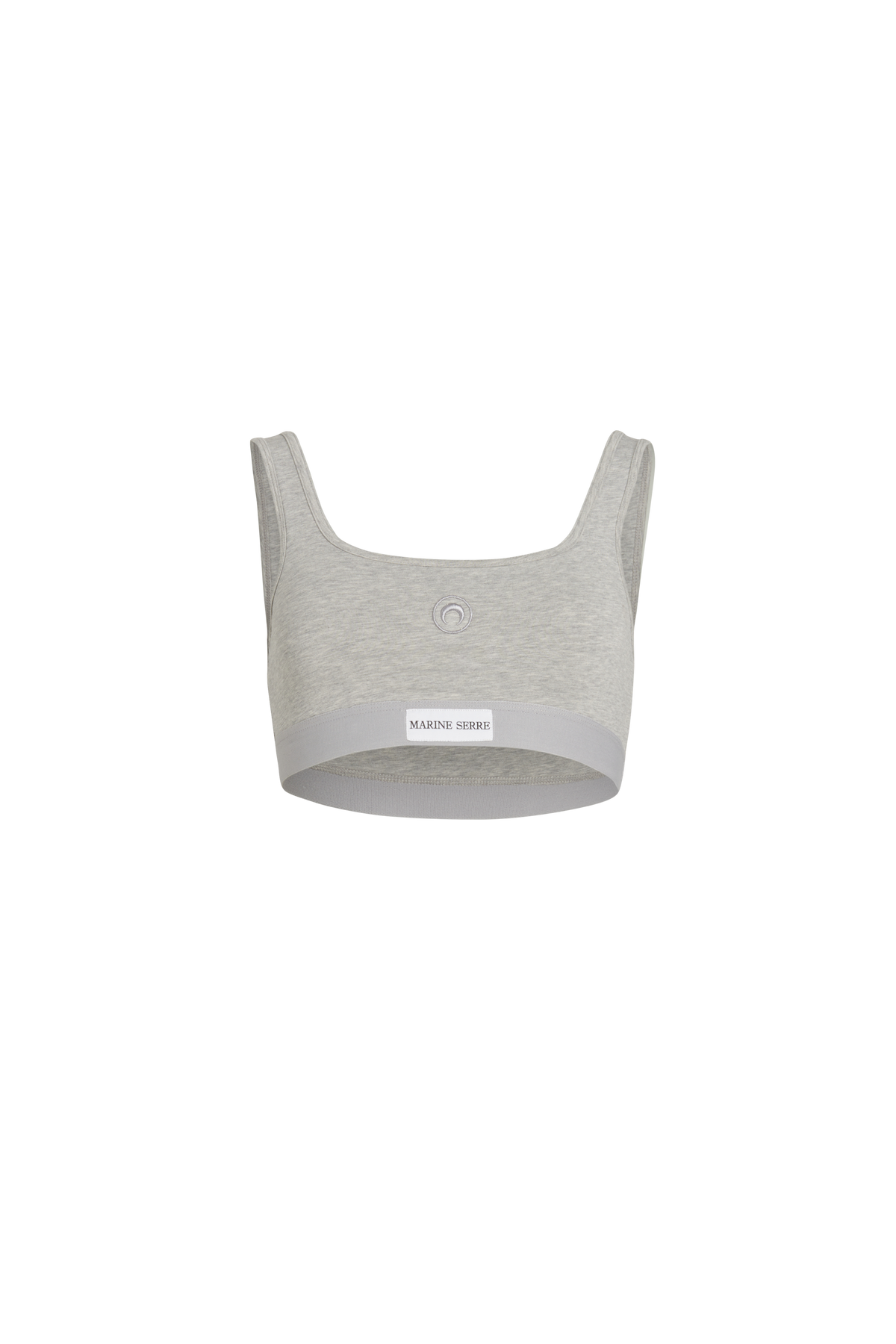 Moon Logo Stretched Jersey Sport Bra