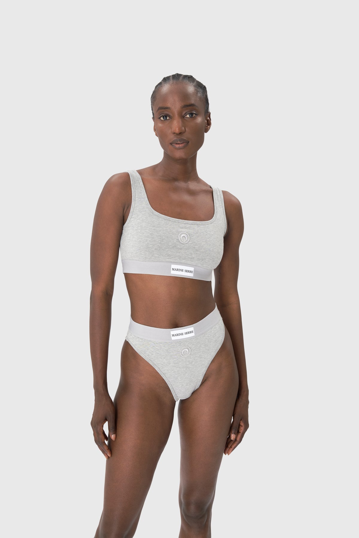 Moon Logo Stretched Jersey High-Waist Brief