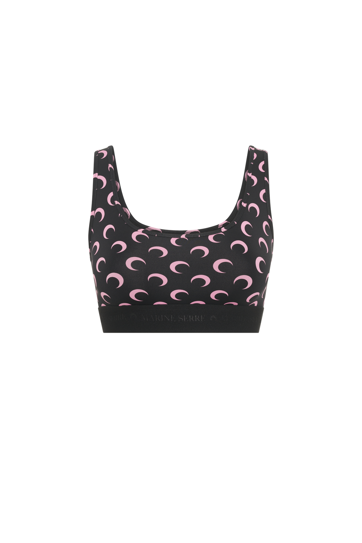 MOON PRINTED JERSEY SPORTS BRA