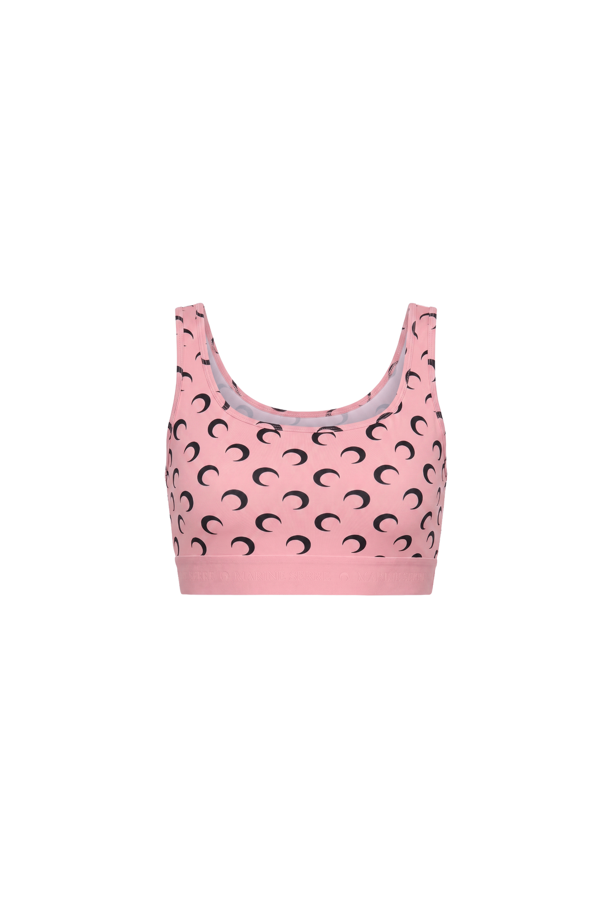 MOON PRINTED JERSEY SPORTS BRA
