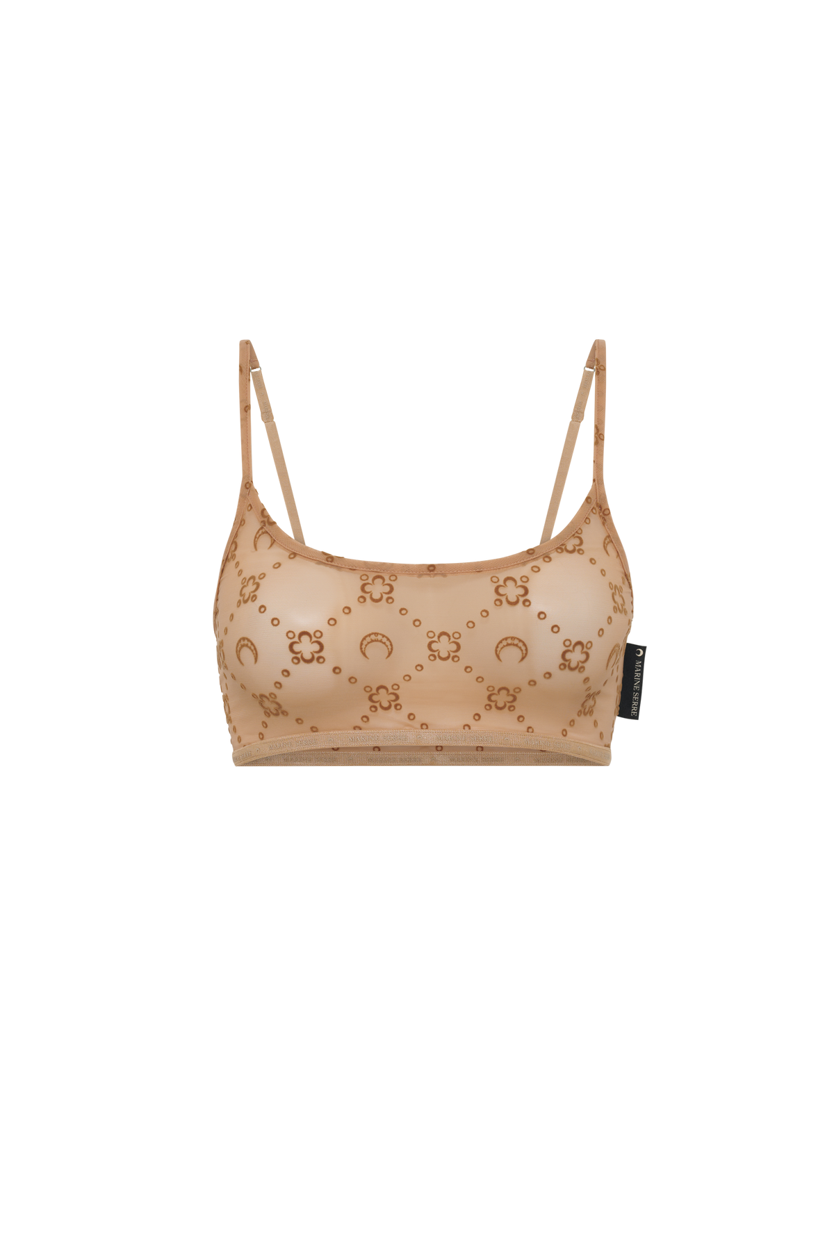 Recycled Mesh Flock Bralette