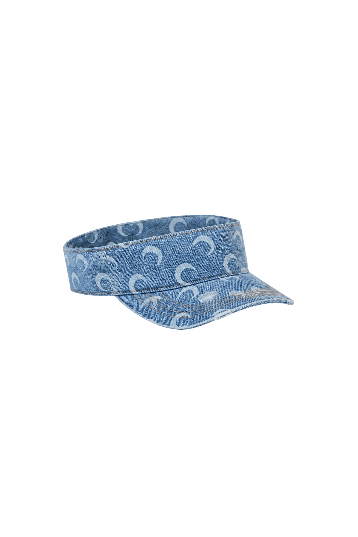 ライトブルーデニム Moon バイザー オーガニックコットン