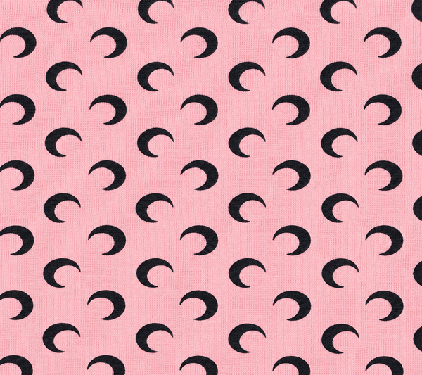 MOON PRINTED JERSEY PINK/BLACK