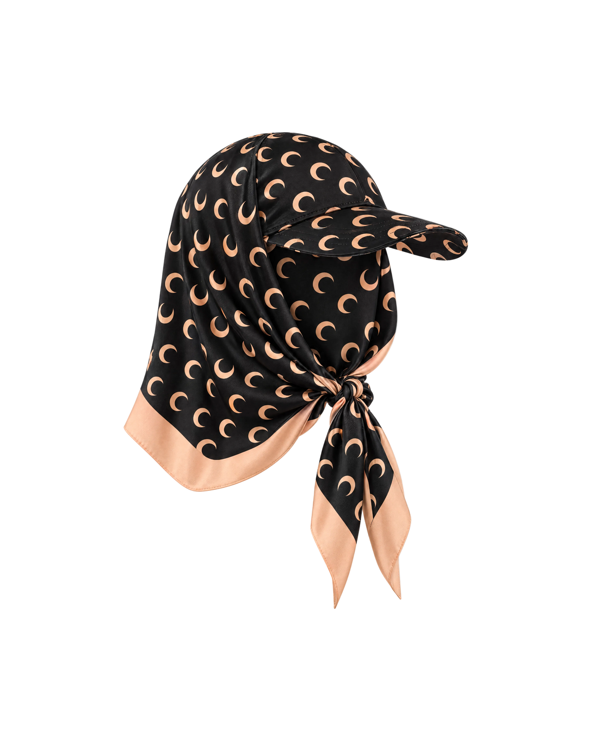 MOON SILK VEILED CAP