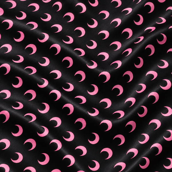 REGENERATED SILK SCARVES PINK/BLACK