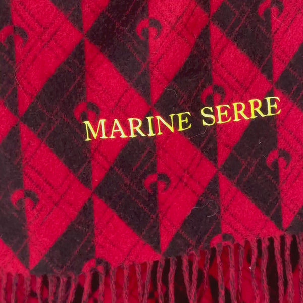 Moonogram Wool Red