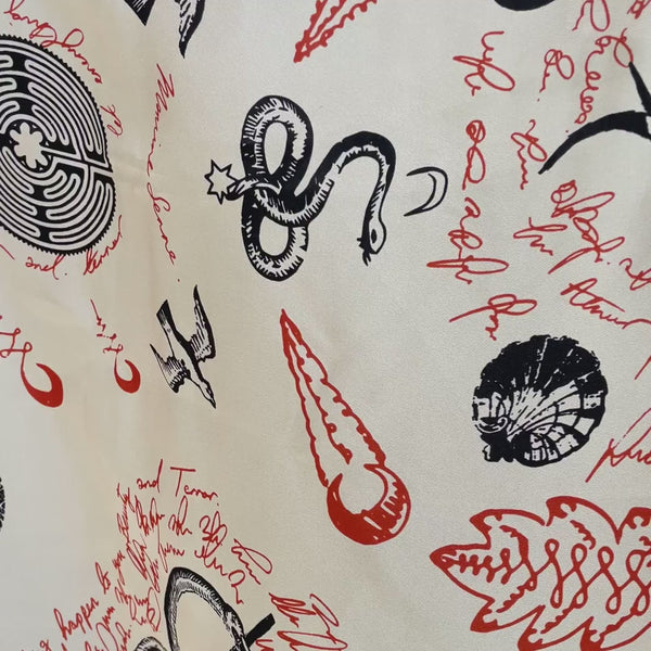 Geotic Silk White
