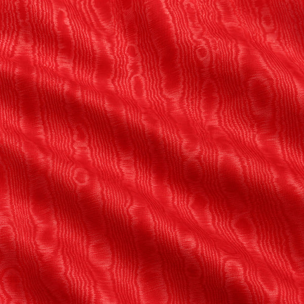 RECYCLED MOIRE MOIRE PETIT TRACE + DRILL RED