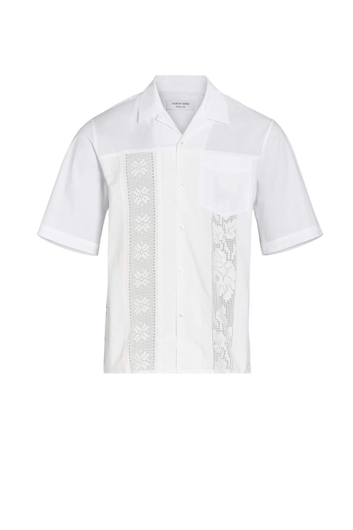 REGENERATED HOUSEHOLD LINEN BOWLING SHIRT